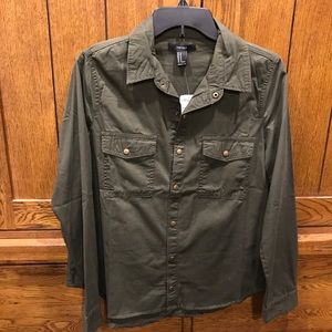 Olive Cotton Shirt