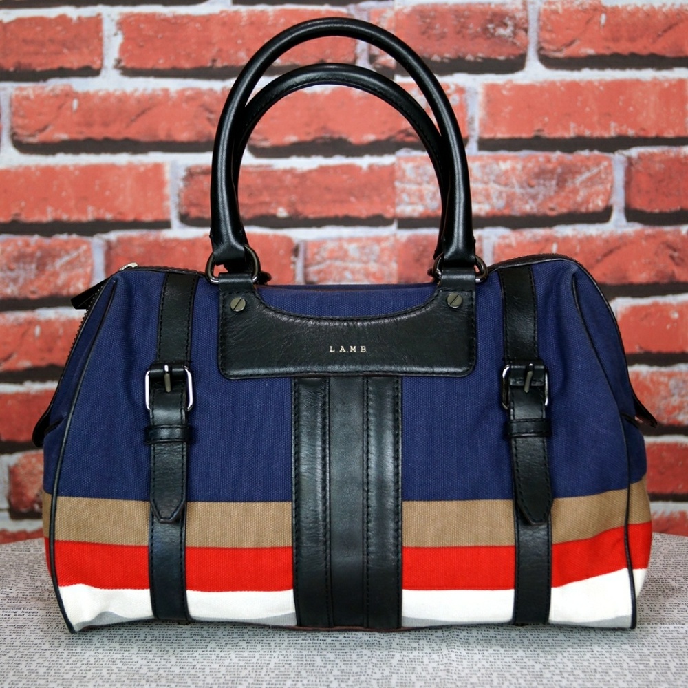 L. A. M. B. Stripe Colville Satchel Bag