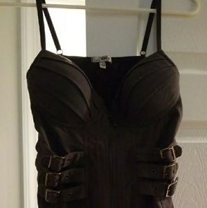 Sexy short zippered dress large