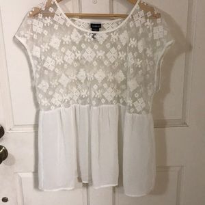 Torrid Babydoll Top. Size 0