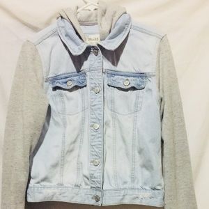 Denim cotton sweater