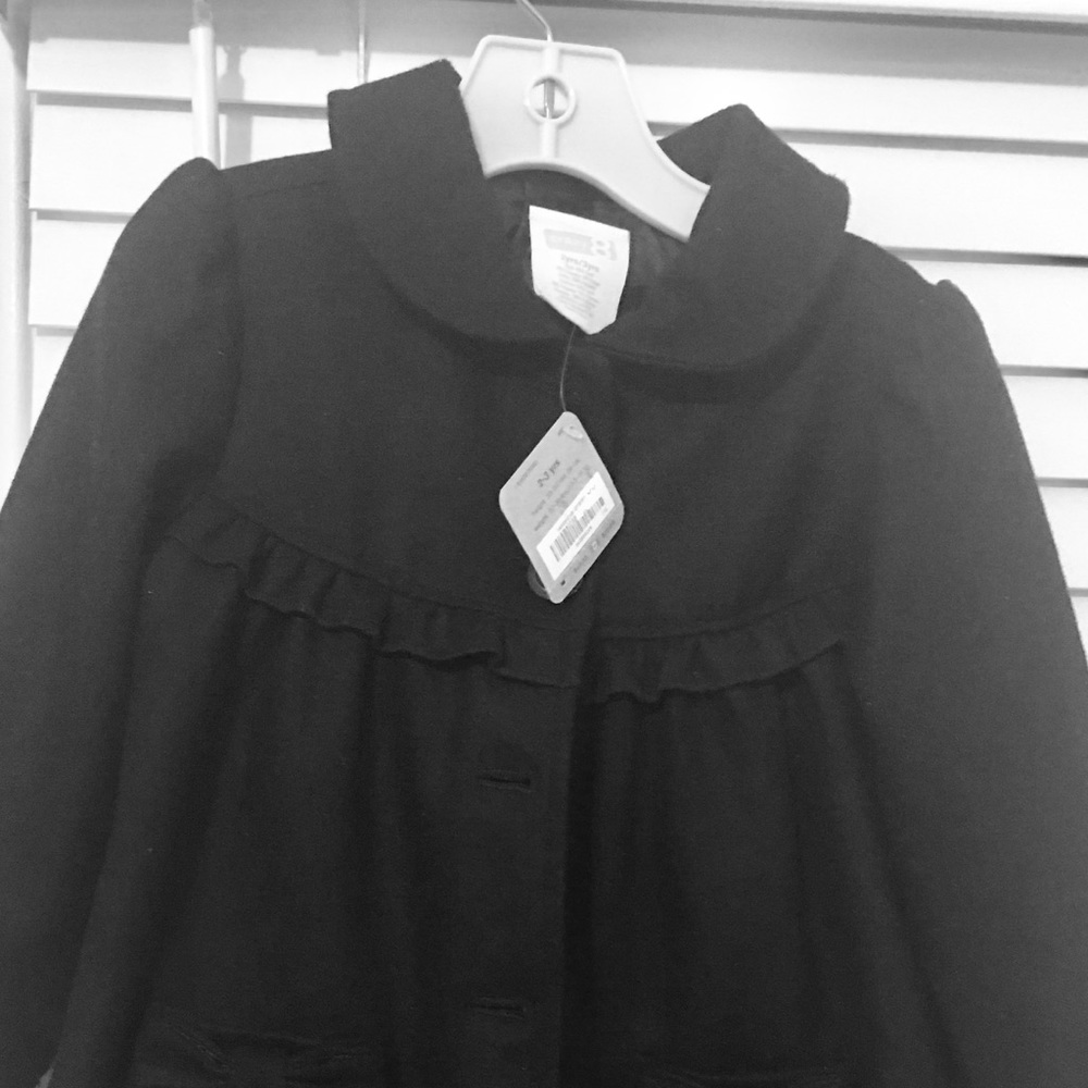 Girls Black Wool  Petticoat- Sz 2-3yrs