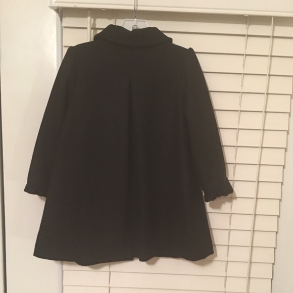 Girls Black Wool Petticoat- Sz 2-3yrs - Picture 3 of 4