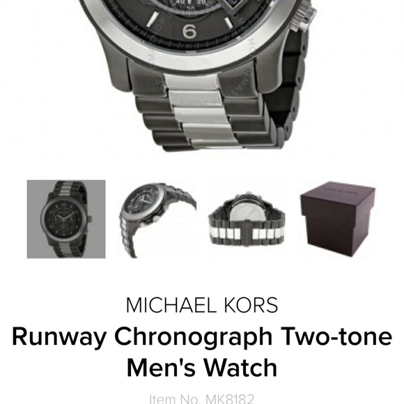 Michael kors Runway chronograph two tone watch - Picture 2 of 2