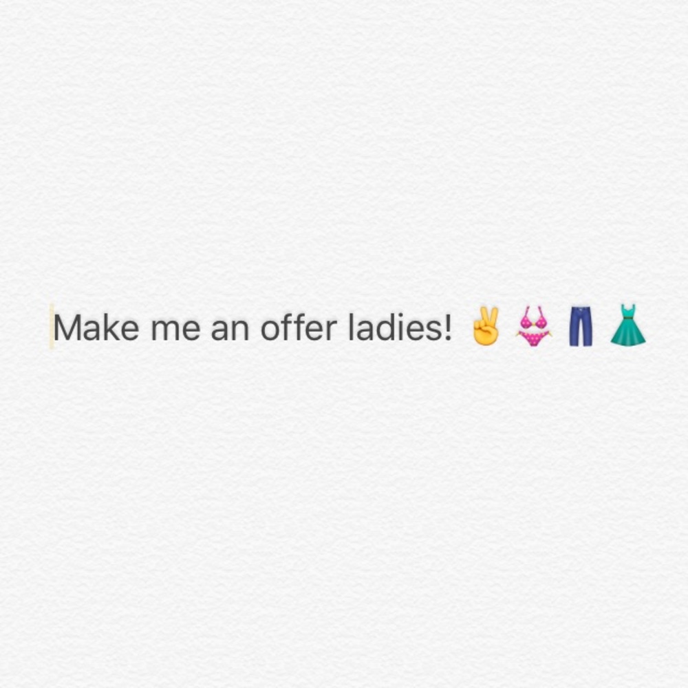 Prices are negotiable