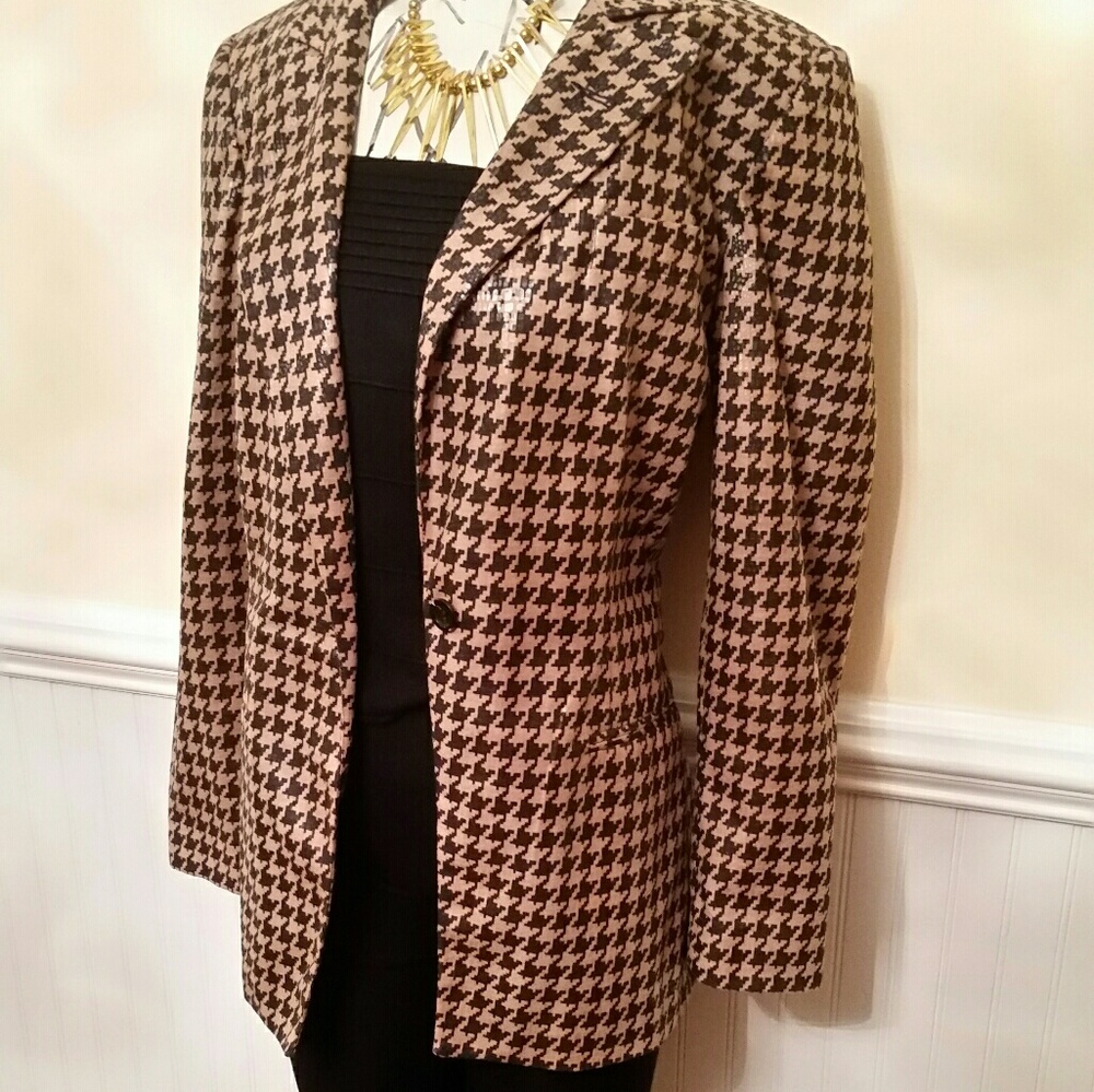 Chocolate and Carmel Blazer.