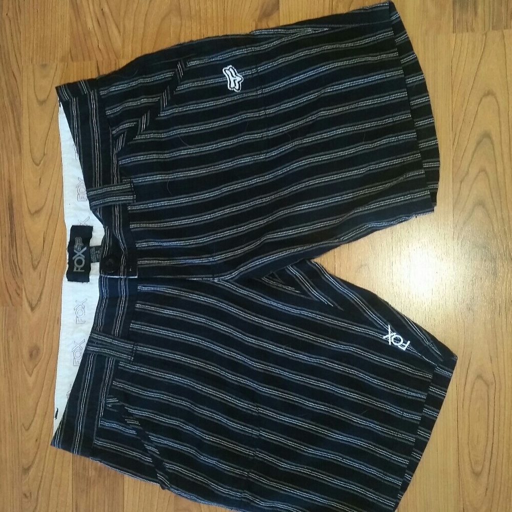 Fox pinstripe shorts