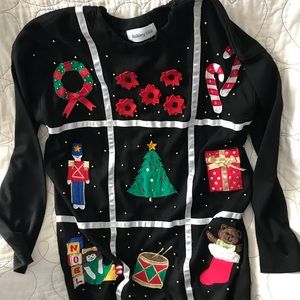 Ashley Hill Ugly Christmas long sleeve top XL