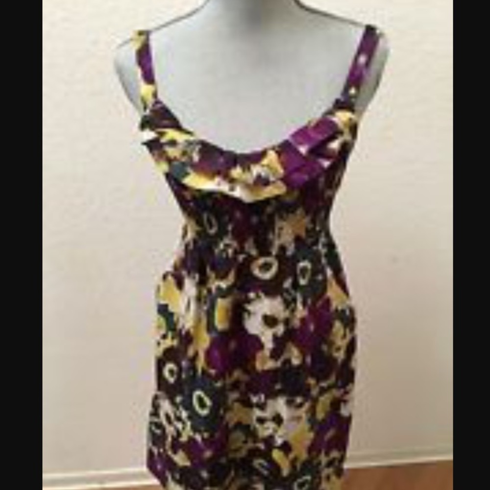 Anthropologie floral dress. Size m