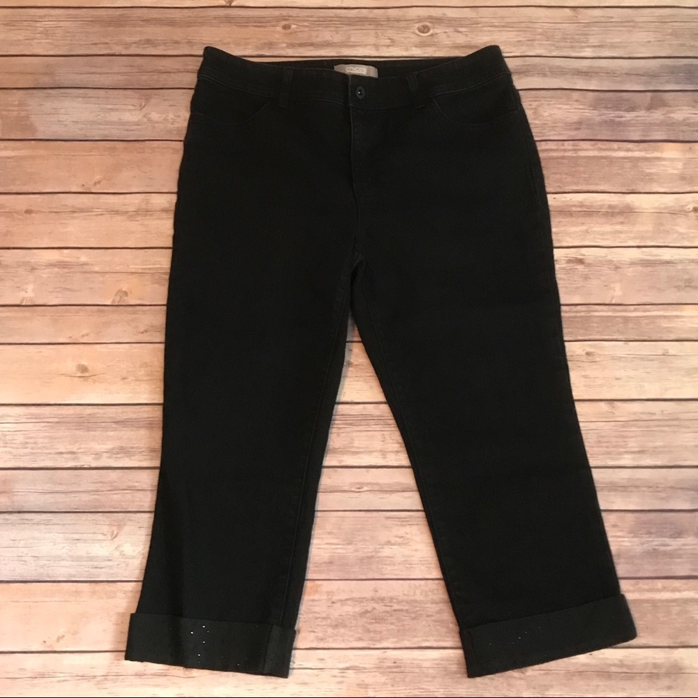 Chico’s High Waisted crops- 8/10