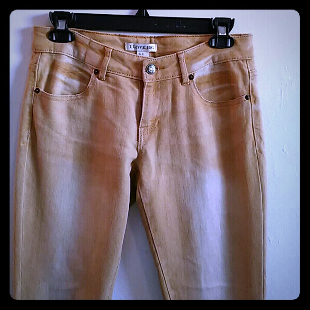 I Love H81 Butterscotch Skinny Jeans