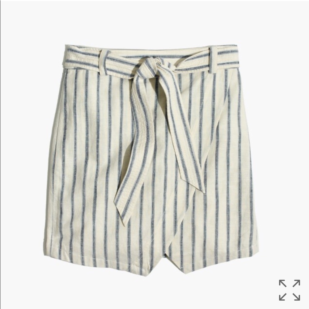 Madewell Portside Skirt in Ikat Stripe 0 - Picture 1 of 3