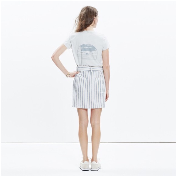 Madewell Portside Skirt in Ikat Stripe 0 - Picture 3 of 3