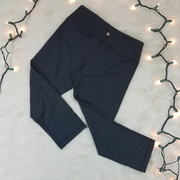 lululemon athletica Pants - Lululemon Dark Gray Capris