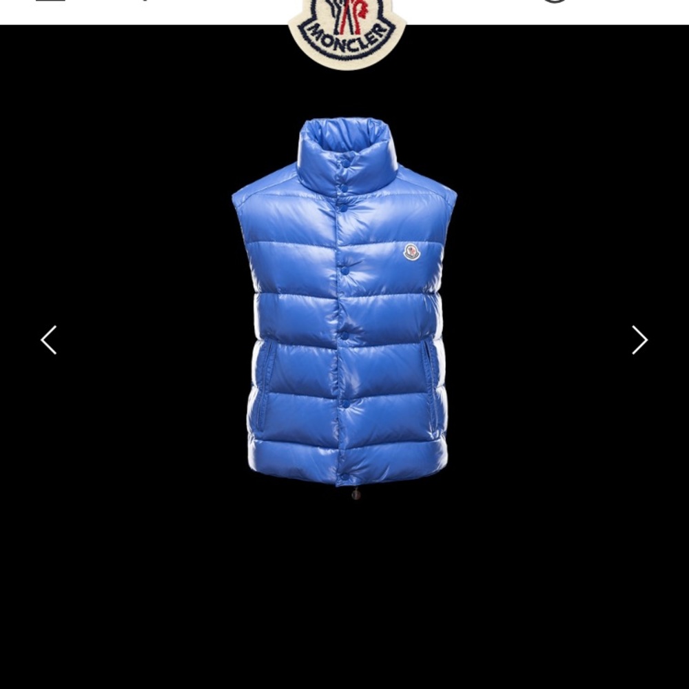 TIB Slate Blue Moncler Vest (Authentic )