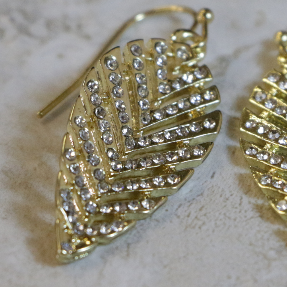 NWT gold leaf with crystal LTDE50 - Picture 5 of 5