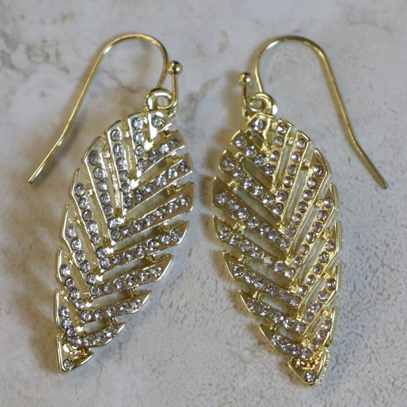 NWT gold leaf with crystal LTDE50 - Picture 4 of 5