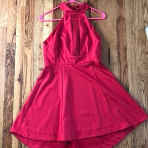 Red mustard seed dress