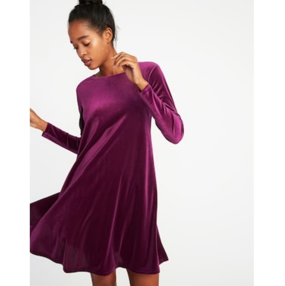 Old Navy Dresses & Skirts - 🎉FINAL SALE🎉Velvet Trapeze Dress