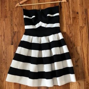 Black and white alythea dress