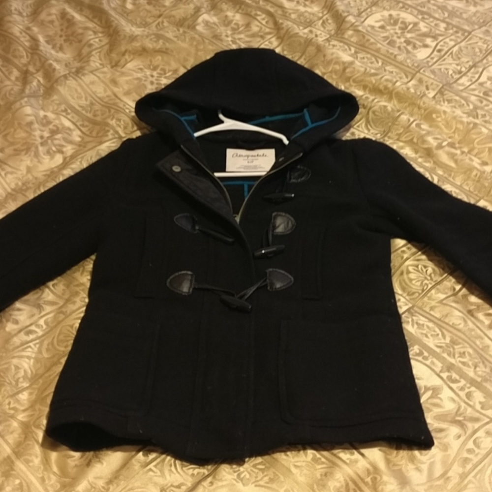 Aeropostale wool toggle jacket