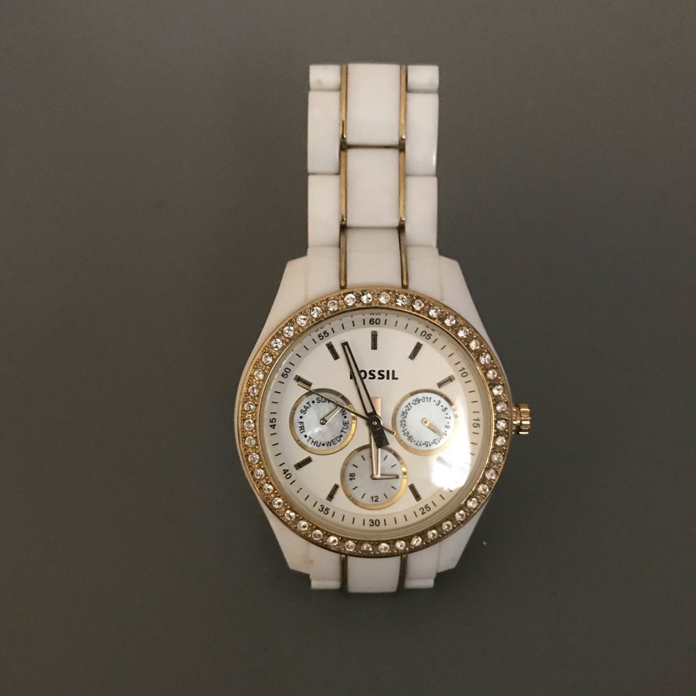 Women’s Fossil White Watch