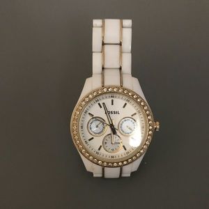 Women’s Fossil White Watch