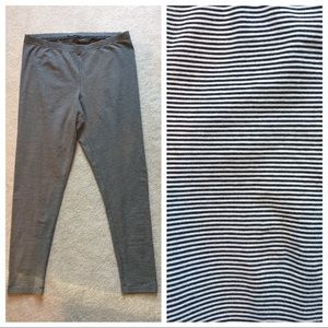 NWOT Old Navy striped leggings LARGE