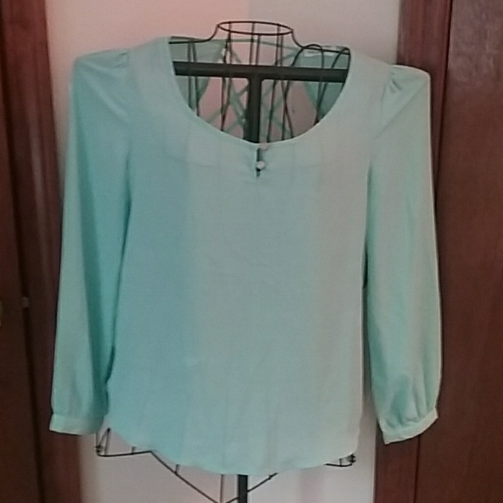 Tropical flowing blouse