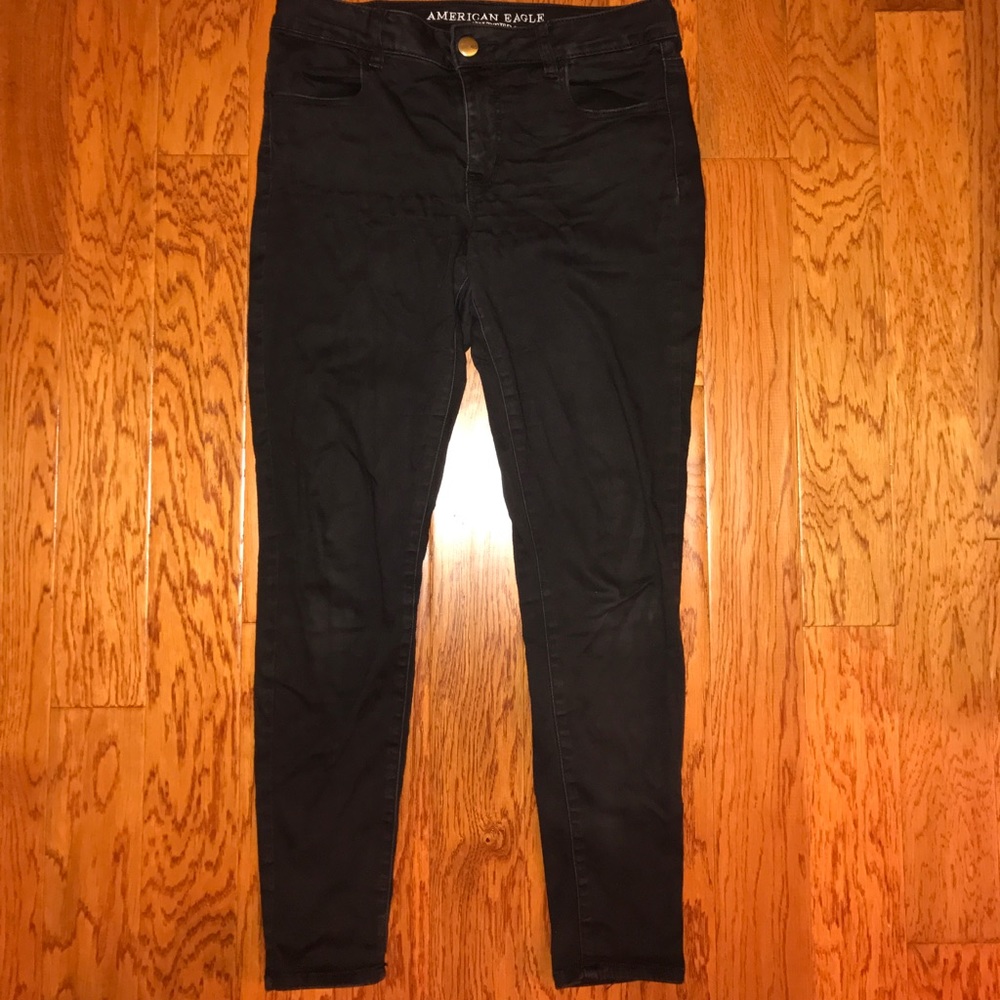 American Eagle jeggings! Size 10 in black