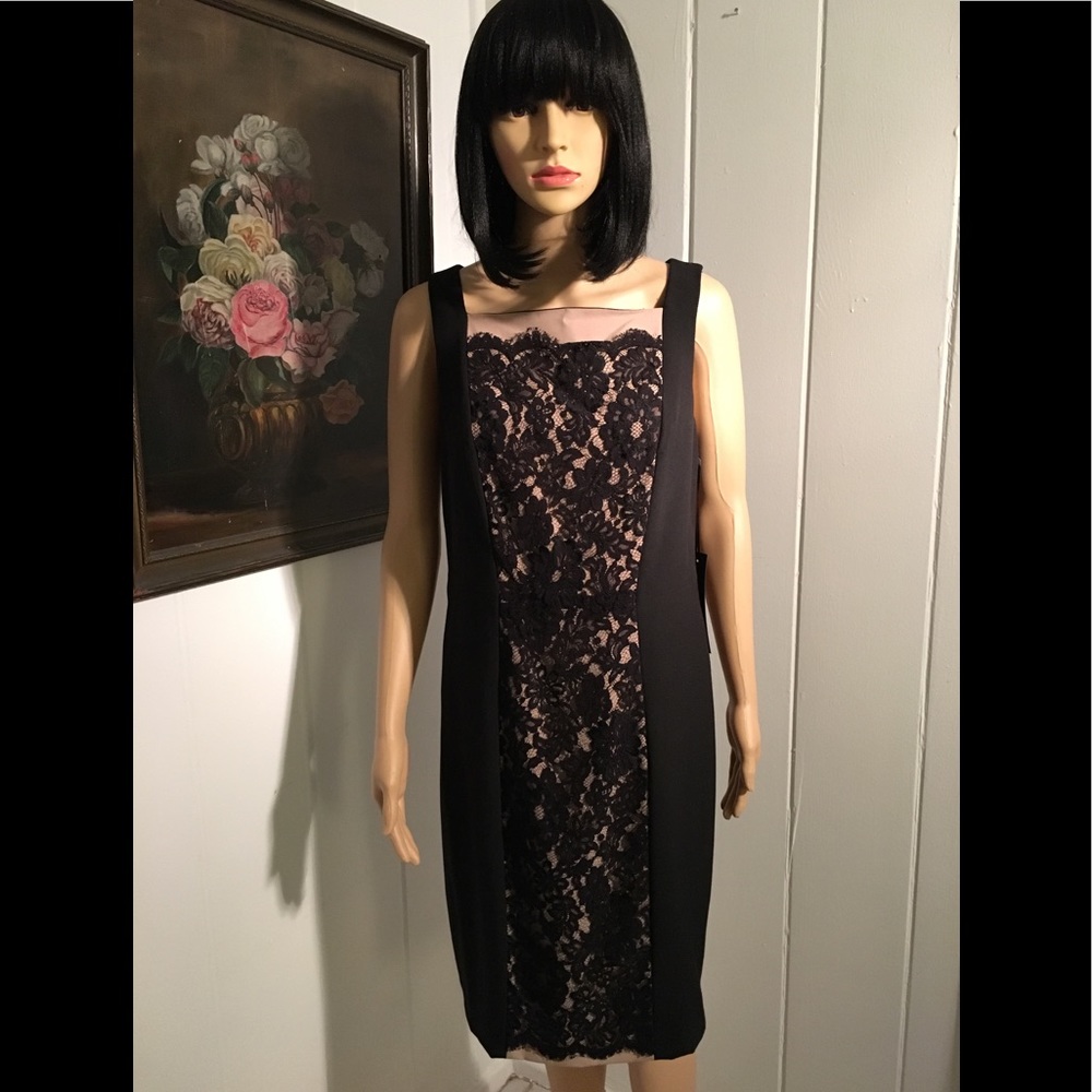 BLACK LABEL CHICO’S BLACK LACE DRESS O.5
