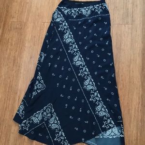 Theory Maxi Skirt. 100% Silk.