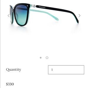 NEW IN BOX TIFFANY ARIA CONCERTO SUNGLASSES