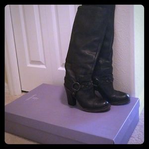 Vera Wang Kenya Black knee boots