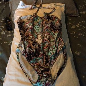 Assets One Piece swim suit Large. Like Spanx