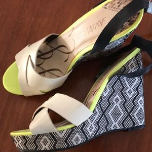 Sam & Libby wedge strappy heels