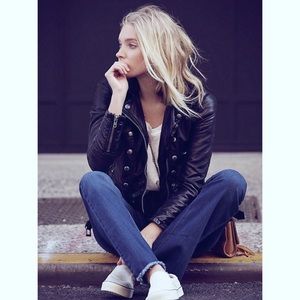 ❗️NEW Free People Vegan Leather Jacket ❗️Size XS