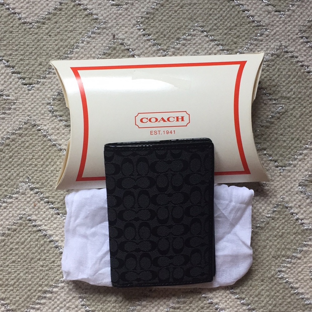 Coach passport holder