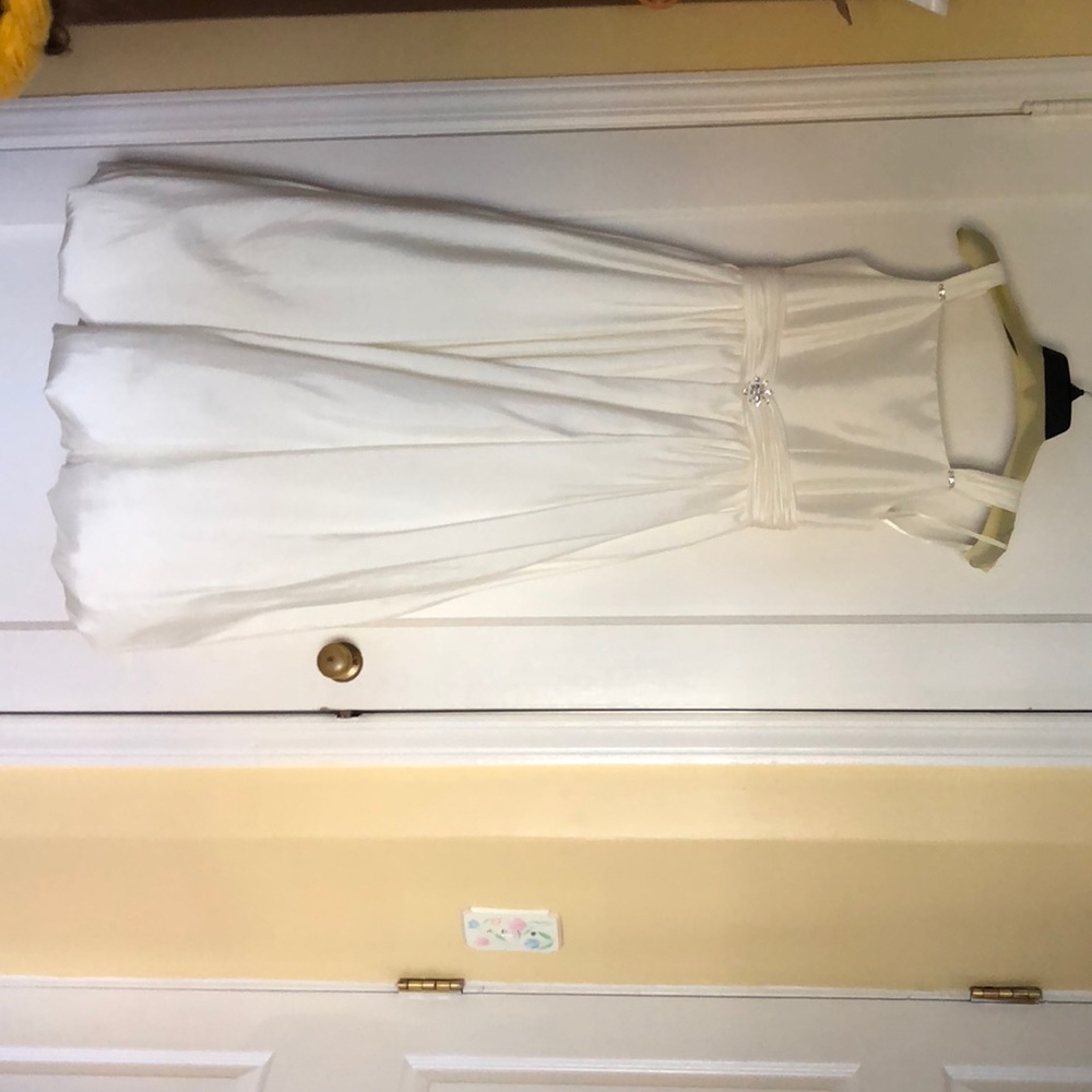 Beautiful ivory dress for girls