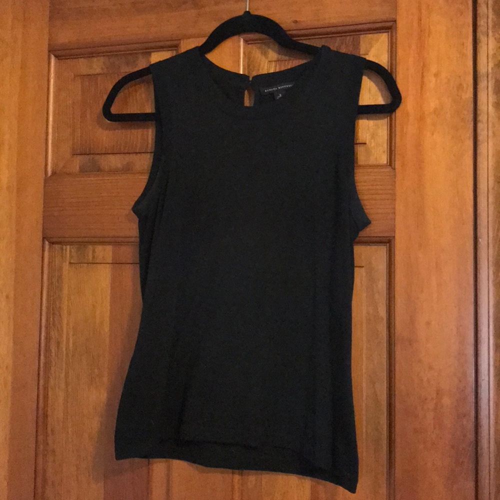 Black sweater tank