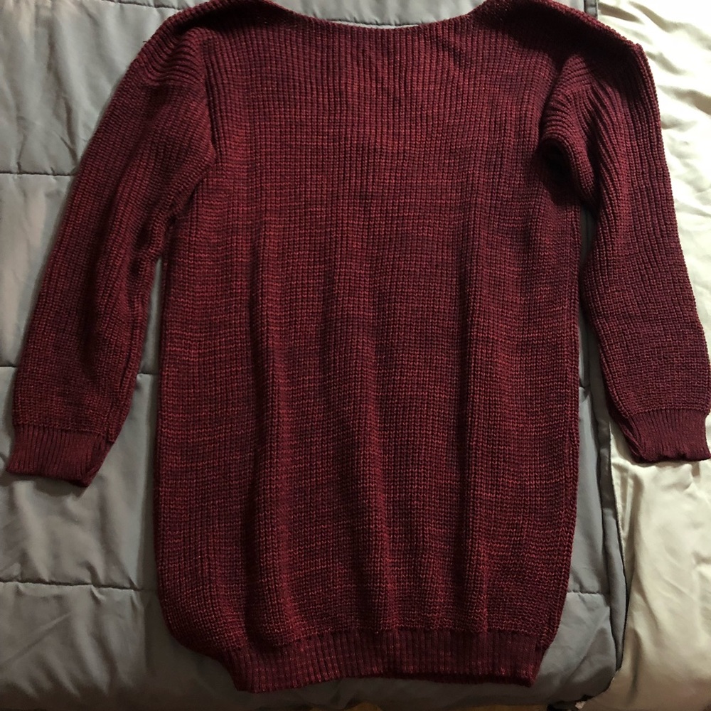 Oversized sweater dress