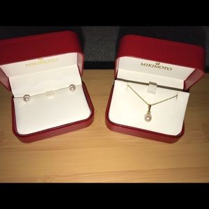 Mikimoto pearl earrings