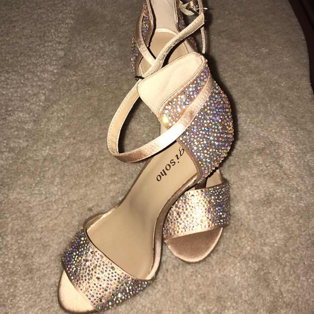 Beautiful rhinestone heels
