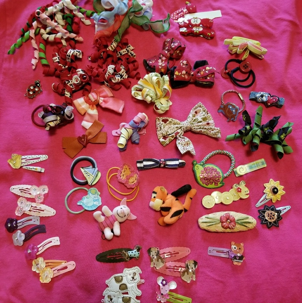 Gymboree hair clips