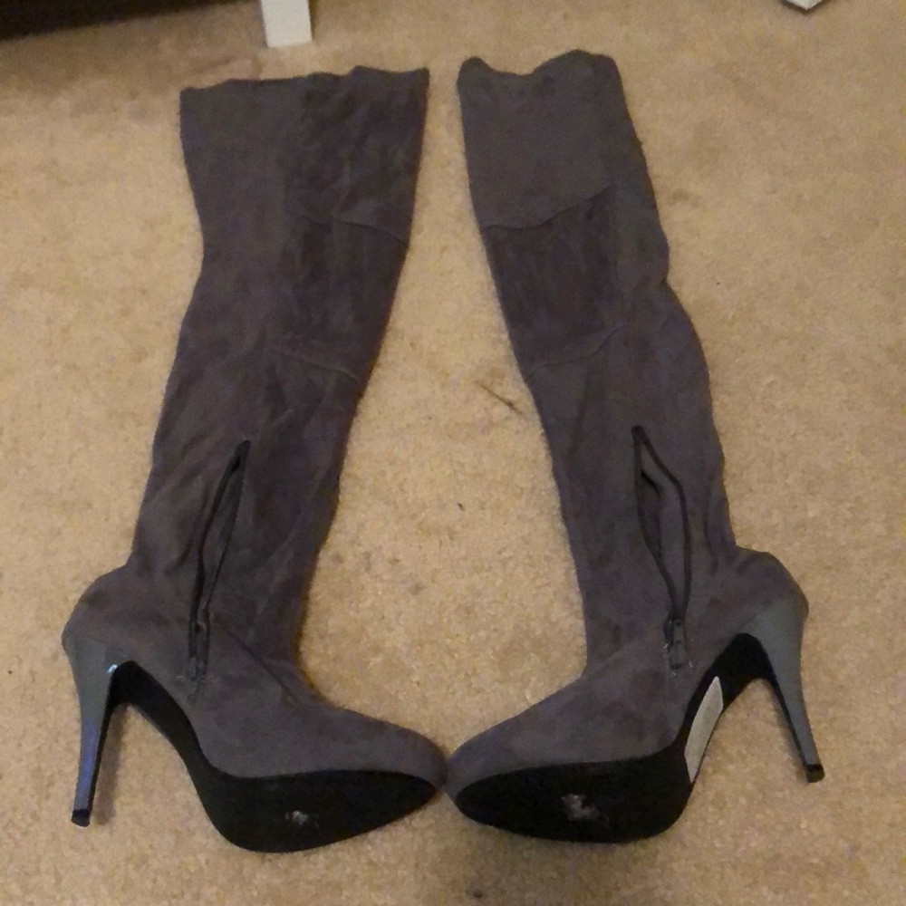 Over the knee heels size 7