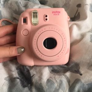Light pink instamax mini 8 camera