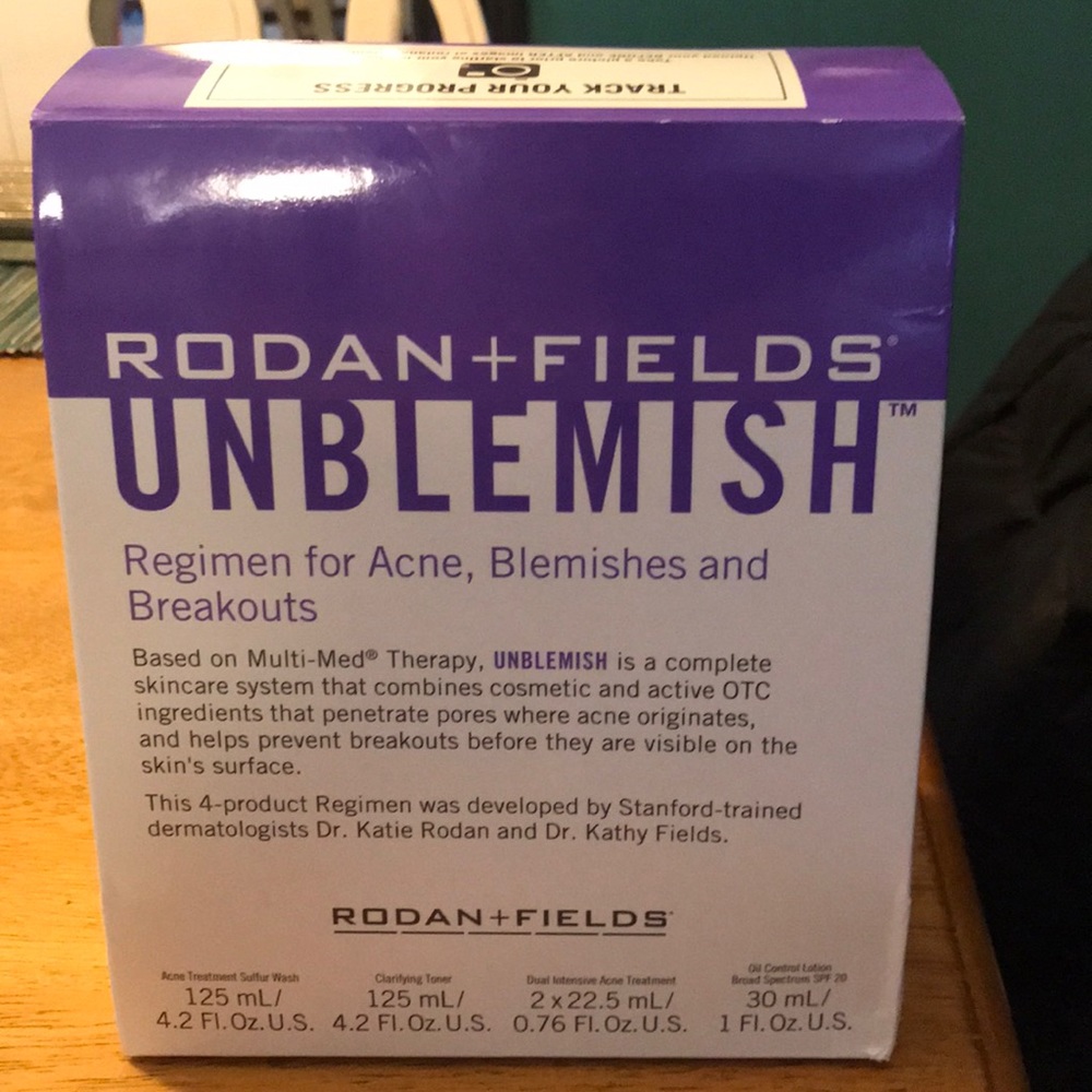 Rodan + Fields “Unblemish” kit