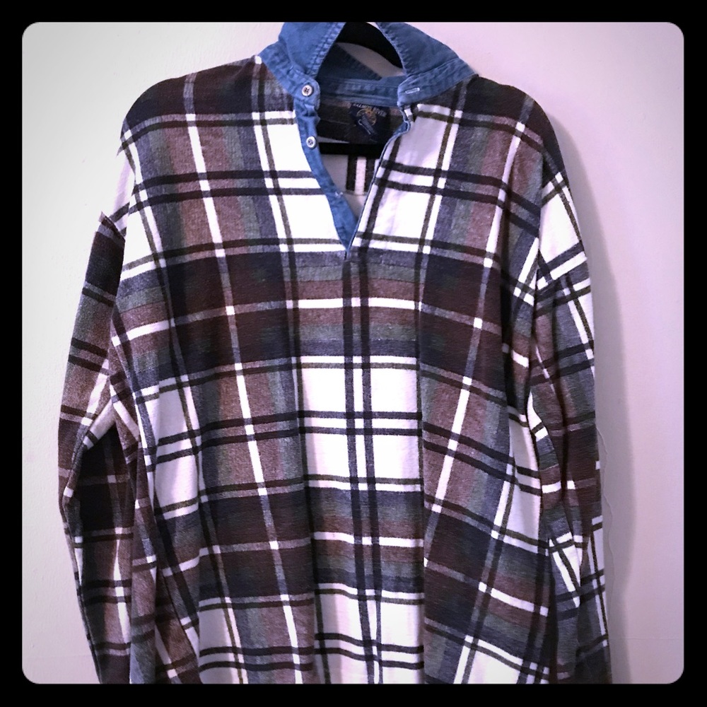 Plaid pull over