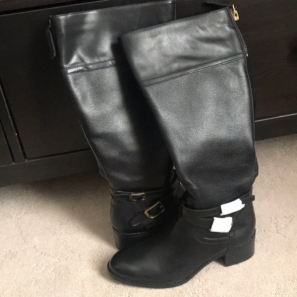 Never Worn Franco Sarto Wide Calf Riding Boots