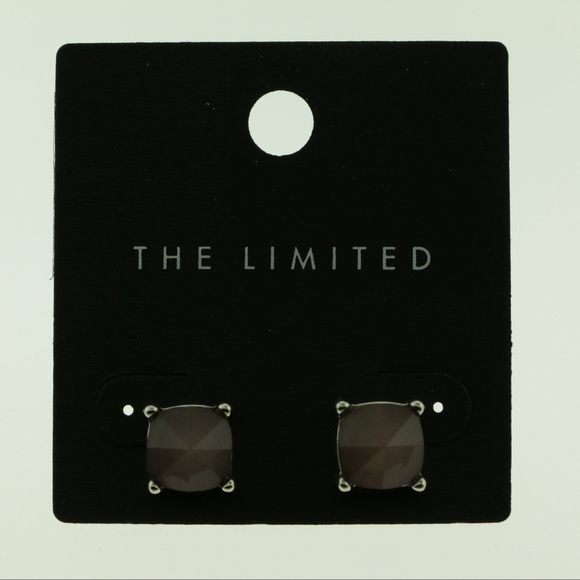 NWT silver with smoked purple stone earring LTDE31 - Picture 3 of 7